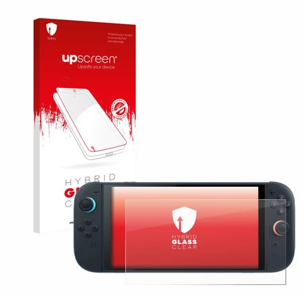 upscreen - Screenprotector voor Nintendo Switch 2 - Folie Beschermfolie Beschermglas transparant