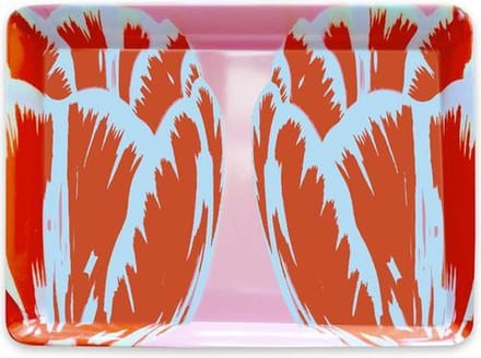 Dienblaadje, Mini, 21 x 14 cm Tulp pop-art roze