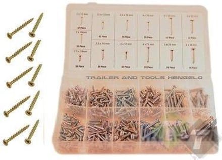 parker assortiment - 350 delig - verschillende maten
