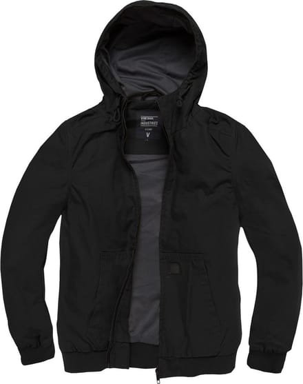 Vintage Industries Arrow -overgangsjas, zwart