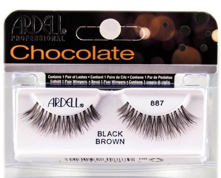 Ardell Chocolate Lashes 887 Black Brown 1 paar
