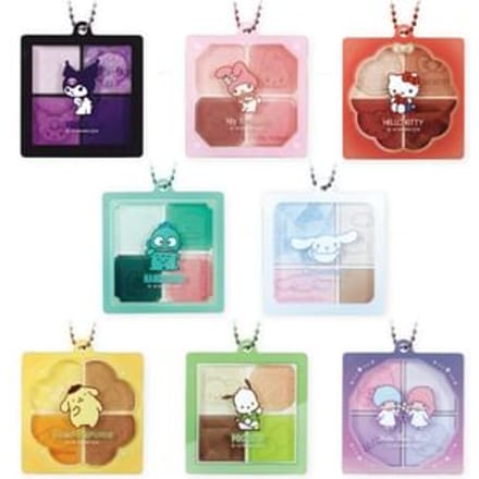 Sanrio Palette Styled Bag Charm Keyring (Blind Box) 1 pc out of 8 pcs - Random Style