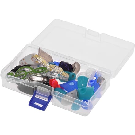Le kit d'accessoires pour guitare comprend 20 protège-doigts en silicone pour guitare + 10 médiators + 4 pièces. gray