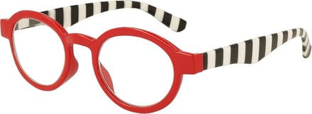 Leesbril - Leeshulp - Lezen en Zien - Inclusief Etui - 2.5 Dioptrie - Rood