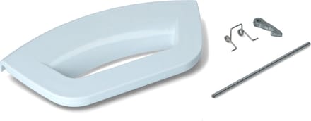 Deurgreep wasmachine - handgreep wit compleet - geschikt voor Ariston Hotpoint Indesit - C00507932