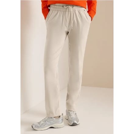 Mid Waist Slim Legs broek in casual fit
