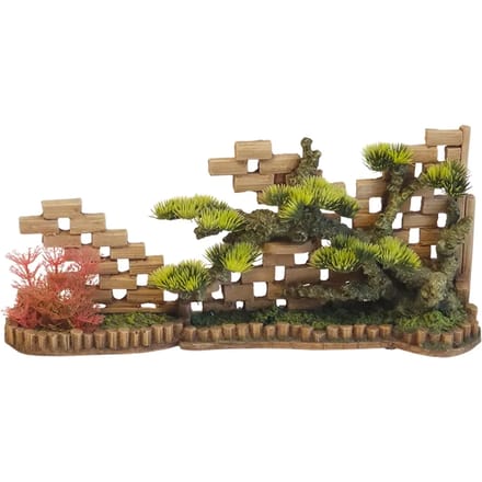 Aquariumdecoratie met planten Nobby Pet Wall Rest