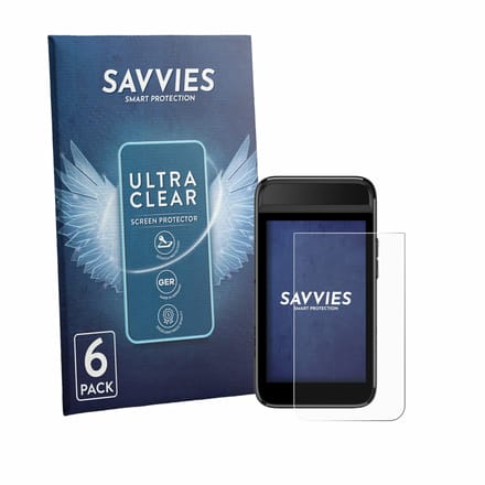 Savvies - Screenprotector voor Garmin Approach G82 - Folie Beschermfolie transparant 6 Stuks