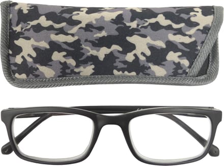 Lilly&June Leesbril Mat Zwart +3 - Met Bijpassend Etui