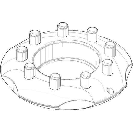 Dornbracht mounting key for hand shower 28012979 Art. 09300902290