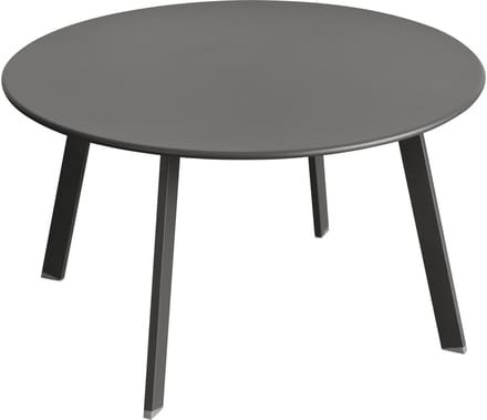 Ronde bijzettafel van staal voor in de tuin SAONA