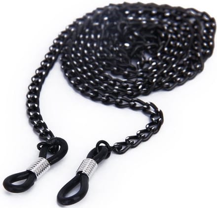 Eyezoo® - Brilketting – Zwart Brillenketting – Klassieke Schakel