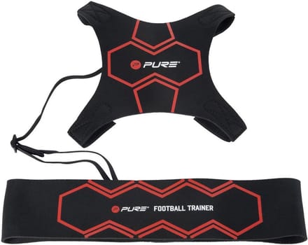 Voetbal Trainingstool Solo Schoot- en Pass Trainer - Verstelbaar Zwart/Rood