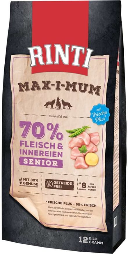 RINTI Max-i-mum Senior Kip Hondenvoer - 12 kg