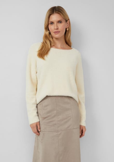 s.Oliver BLACK LABEL - Dames pull - Maat L - Vrouwen - Bruin - polyamide