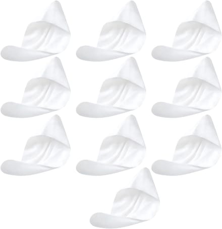 Haardroogkap 10 stuks - Sneldrogende tulband - Haar Drogen - Super absorberend - 65 cm lang - Wit