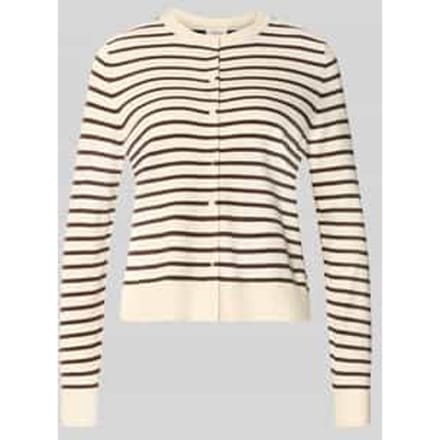 Regular fit gebreid jack van viscosemix