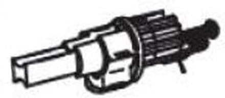 Thule Eindkap Roller Tube LH+RH 6200/6300
