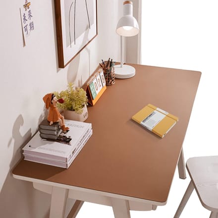 Waterdichte XL Bureau & Muismat van Leer 45x90 cm Antislip