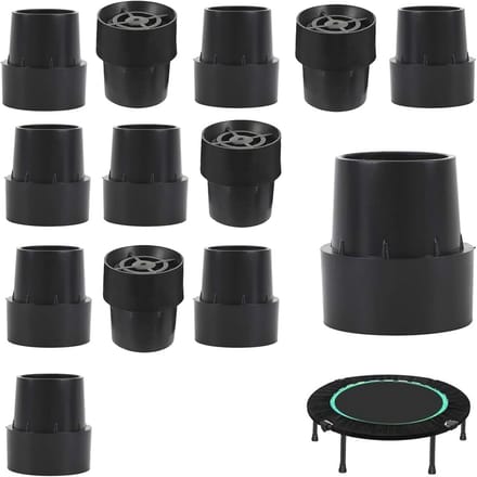 Rubberen pootdoppen voor trampolines en meubels - Antislip - 12 stuks