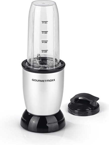 GOURMETmaxx Voedingsmixer - 4 st - zilver/zwart