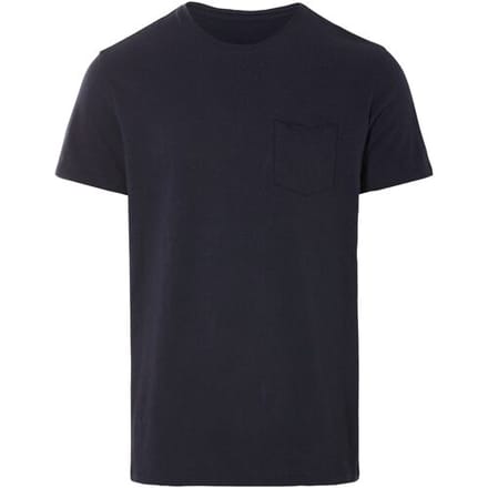 LIVERGY Heren T-shirt met linnen. (Marineblauw, M (48/50))