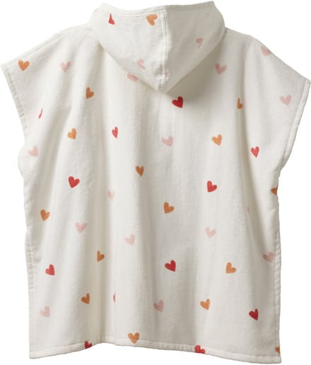 Vertbaudet badponcho voor kinderen COEURS, met gerecycled katoen