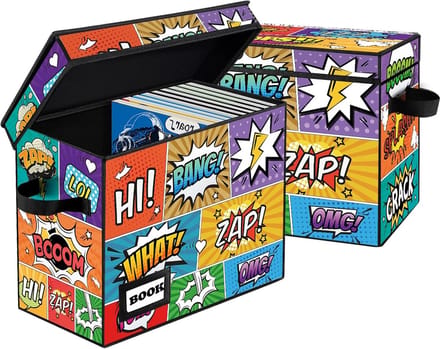 2x Opvouwbare Opbergdoos voor Strips en Comics - Heavy Duty Strip Container Houder