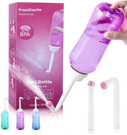 Draagbaar Reisbidet Set voor Perineale en Postpartum Hygiëne - 500 ml