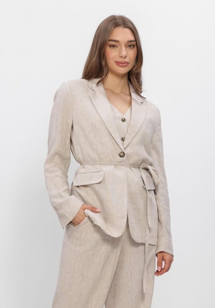MSCH Copenhagen Mschviana Ginia Blazer Blazers Dames - Beige - Maat XL