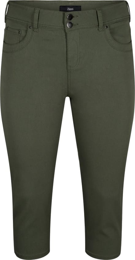 ZIZZI VGRETHA, KNICKERS Dames Broek - Green - Maat 44