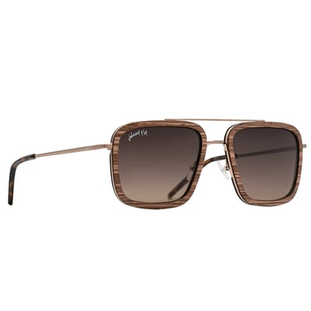 Johnny Fly LaForge zonnebril - dames en heren - Brushed Gold - ecologisch