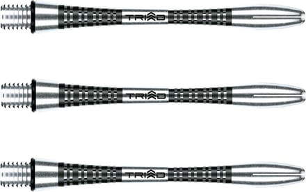 Triade Aluminium Shafts Zwart - Set van 3 Dart Assen