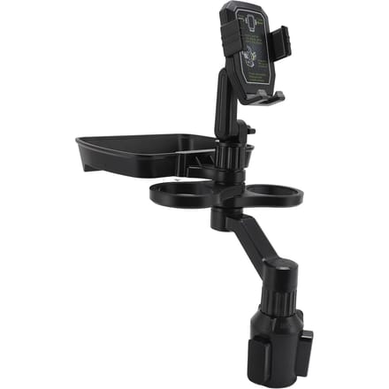 Auto Bekerhouder Expander Bak 360 graden Rotatie Verstelbare Basisbreedte Dubbele Bekerhouder Multifunctioneel black