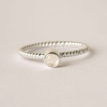 diluna.nl - Ring Maansteen - 925 sterling zilveren edelsteen sieraden