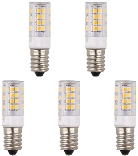 SPL E14 LED Lamp 3.5W Dimbaar - Warm Wit - 330lm - LED Buislamp T17 - 5 Stuks