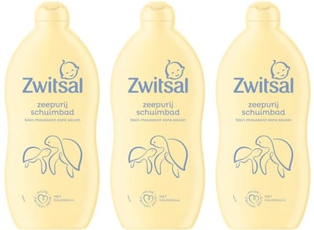 Zwitsal Bad – Schuimbad Zeepvrij 3 x 700 ml
