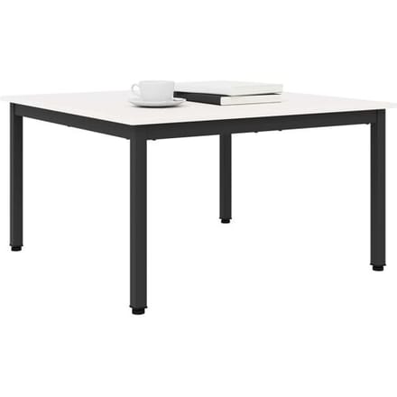 vidaXL - Salontafel - Wit - 80 - x - 80 - x - 45 - cm - Massief - grenenhout