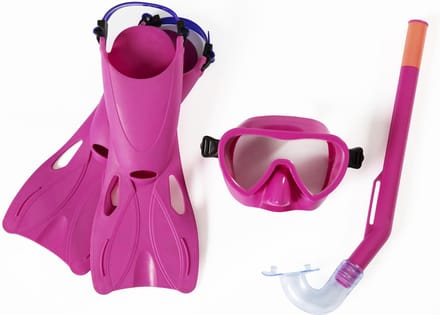 Bestway Hydro swim snorkelset lil' flapper - roze