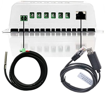 Externe Temperatuursensor en USB naar RS-485 Converter voor Solar Laadregelaars