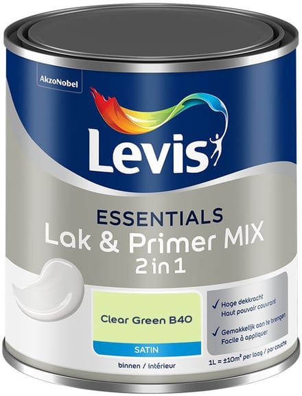 Levis - Essentials Lak & Primer Mix - Clear Green B40 - Mengverf - 1 L
