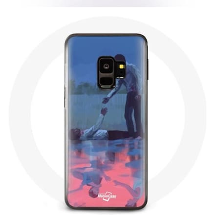 Case voor Samsung S9 plus Squid Game Seong Gi hun Nummer 456 en Cho Sang woo Nummer 218