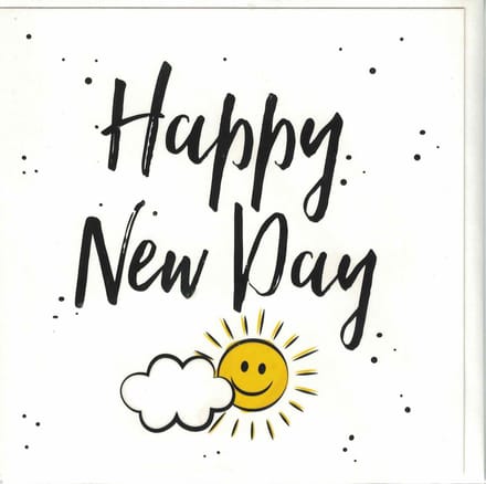 Wenskaart - Kaart - Happy New Day