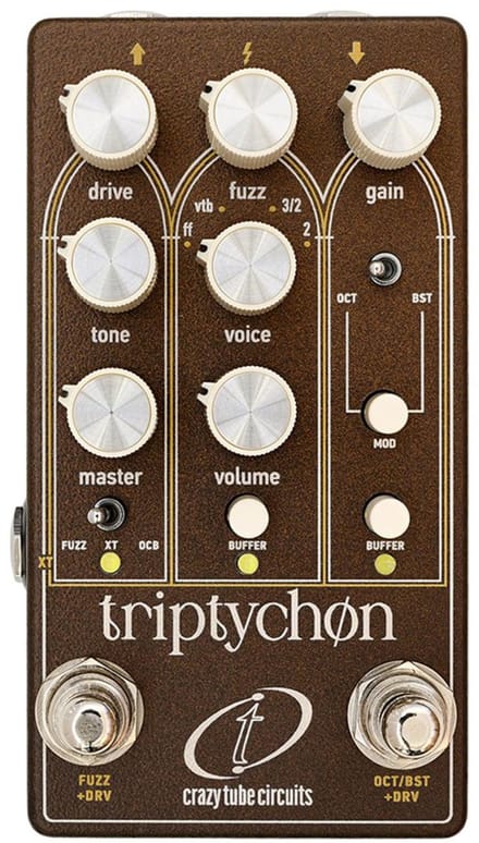 Crazy Tube Circuits Triptychon - Distortion voor gitaren