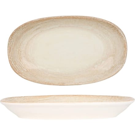 Bonna Serveerschaal - Patera - Porselein - 24x14 cm - set van 2