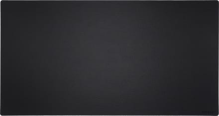 NOOBLU DUBL placemat - Midnight black - Charcoal black