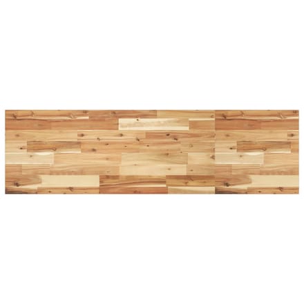 vidaXL - Wastafelblad - met - olieafwerking - 160x40x2 - cm - massief - acaciahout