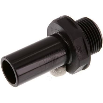 22mm x G3/4'' insteekfitting POM Buitendraad NBR