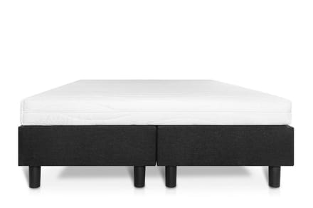 Boxspring Student Basic Zwart - 180x200 cm -  Comfort Foam Matras