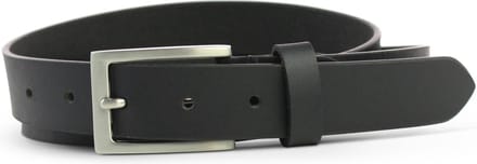 Safekeepers Broekriem - Glad 3 cm - 115 taille -  Leer zwart